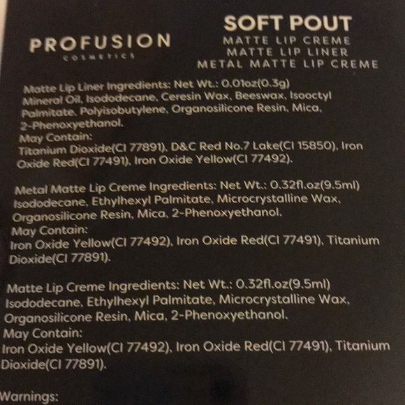 Set lip creme - Picture 4 of 4